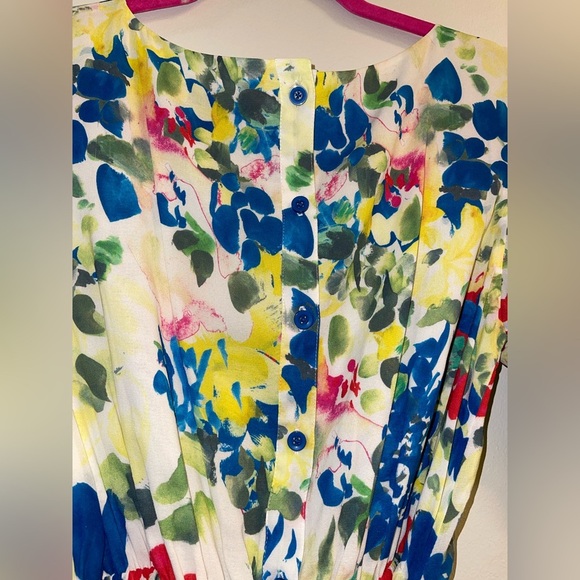 Alice & Olivia floral silk dress size xs - Picture 9 of 9